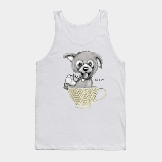 tea dog Tank Top by msmart